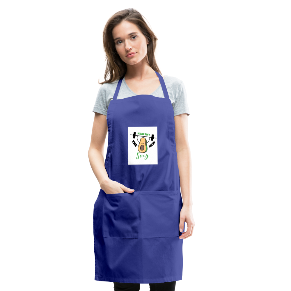 Adjustable Apron - royal blue