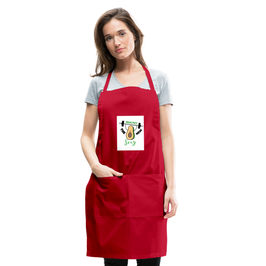 Adjustable Apron - red